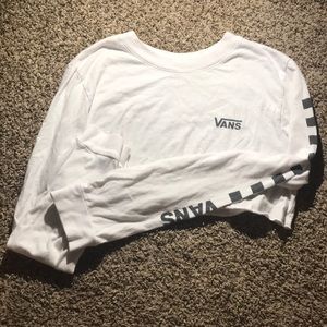 Vans long sleeve crop top